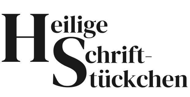 Logo Heilige Schriftstückchen